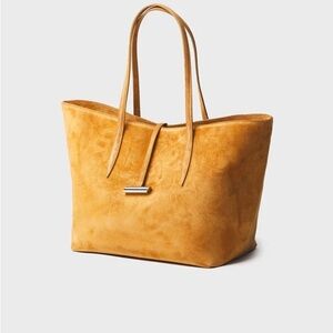 LIFFNER PETITE PENNE TOTE SUEDE - CINNAMON